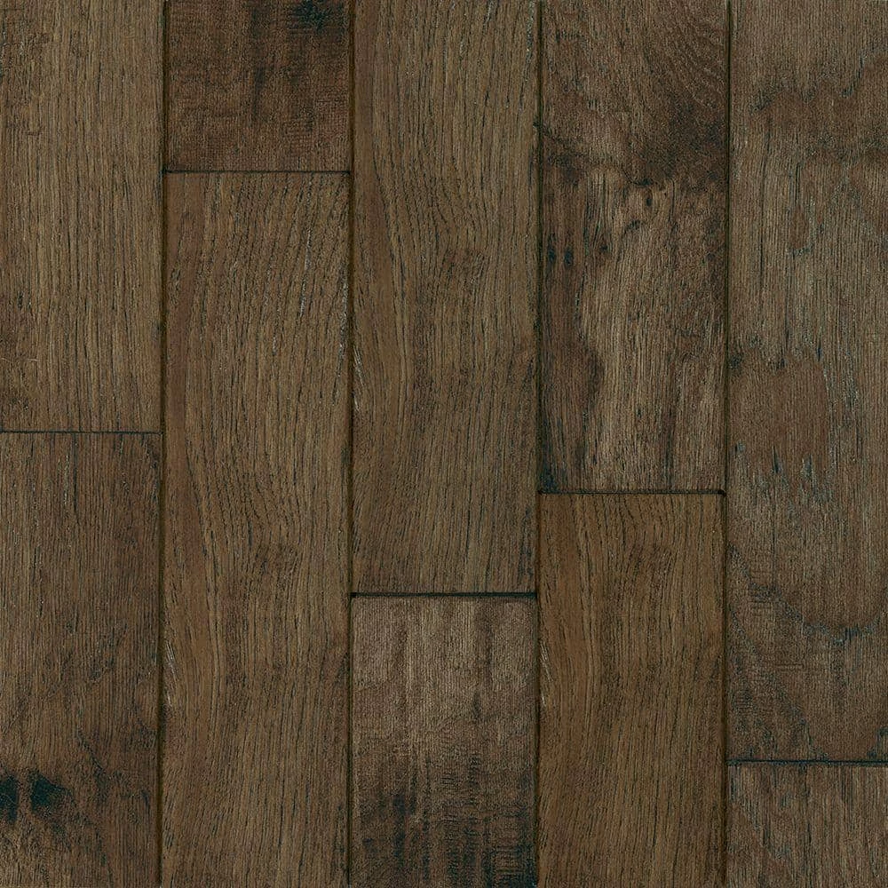 Hickory Ash Gray 3/8 in. T x 5 in. W x Varying Length Engineered Hardwood Flooring (25 sq. ft./case) by Bruce 1 Hickory Ash Gray 3/8 in. T x 5 in. W x Varying Length Engineered Hardwood Flooring (25 sq. ft./case) by Bruce