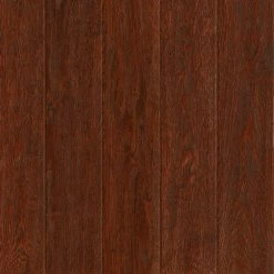 American Vintage Black Cherry Oak 3/8 in. T x 5 in. W x Varying L Engineered Scraped Hardwood Flooring (25 sq. ft./case) by Bruce