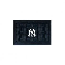 MLB New York Yankees Black 19 in. x 30 in. Vinyl Indoor/Outdoor Door Mat by FANMATS