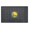 NBA Golden State Warriors Black 19 in. x 30 in. Vinyl Door Mat by FANMATS