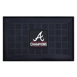MLB Atlanta Braves World Series 2021 Champions 19.5 in. x 31.25 in. Door Mat by FANMATS