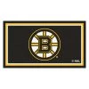NHL - Boston Bruins 3 ft. x 5 ft. Ultra Plush Area Rug by FANMATS