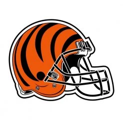 Cincinnati Bengals Black 3 ft. x 2 ft. Mascot Helmet Area Rug by FANMATS