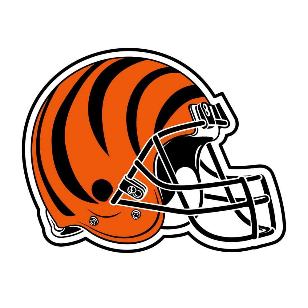 Cincinnati Bengals Black 3 ft. x 2 ft. Mascot Helmet Area Rug by FANMATS 1 Cincinnati Bengals Black 3 ft. x 2 ft. Mascot Helmet Area Rug by FANMATS