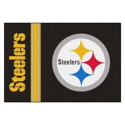 NFL - Pittsburgh Steelers Black Uniform Inspired 2 ft. x 3 ft. Area Rug by FANMATS
