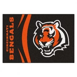 NFL - Cincinnati Bengals Black Uniform Inspired 2 ft. x 3 ft. Area Rug by FANMATS
