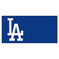 Los Angeles Dodgers Blue Residential 18 in. x 18 Peel and Stick Carpet Tile (20 Tiles/Case) 45 sq. ft. by FANMATS