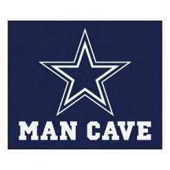 Dallas Cowboys Blue Man Cave 5 ft. x 6 ft. Area Rug by FANMATS