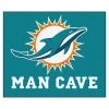 Miami Dolphins Blue Man Cave 5 ft. x 6 ft. Area Rug by FANMATS