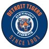 Detroit Tigers Blue 2 ft. x 2 ft. Round Area Rug by FANMATS