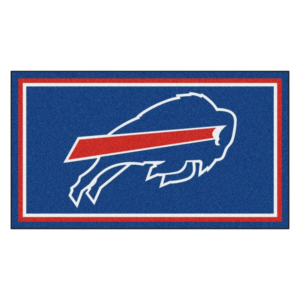 NFL - Buffalo Bills 3 ft. x 5 ft. Ultra Plush Area Rug by FANMATS 1 NFL - Buffalo Bills 3 ft. x 5 ft. Ultra Plush Area Rug by FANMATS