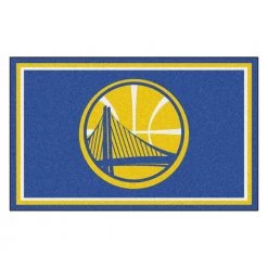 NBA - Golden State Warriors Blue 4 ft. x 6 ft. Area Rug by FANMATS