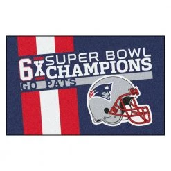 New England Patriots Dynasty Blue 5 ft. x 8 ft. Ulti-Mat Area Rug by FANMATS