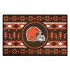 Cleveland Browns Holiday Sweater 1.5 ft. x 2.5 ft. Starter Area Rug by FANMATS