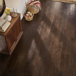 Revolutionary Rustics Oak Brown Harmony 3/4 in. T x 5 in. W x Varying L Solid Hardwood Flooring (23.5 sq.ft./case) by Bruce -CheapFANMATS || Bruce Store brown harmony bruce solid hardwood sakhd59l403h 44 1000