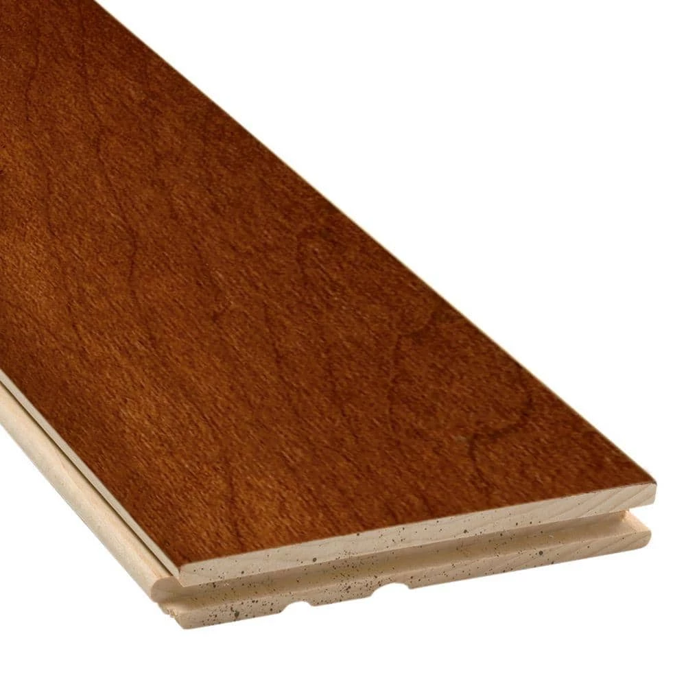 Maple Cherry 3/4 in. Thick x 2-1/4 in. Wide x Varying Length Solid Hardwood Flooring (20 sq. ft. / case) by Bruce 3 Maple Cherry 3/4 in. Thick x 2-1/4 in. Wide x Varying Length Solid Hardwood Flooring (20 sq. ft. / case) by Bruce - Image 3
