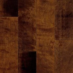 Birch Brushed Ginger 3/8 in. Thick x 5 in. Wide x Varying Length Engineered Hardwood Flooring (22 sq. ft. / case) by Bruce