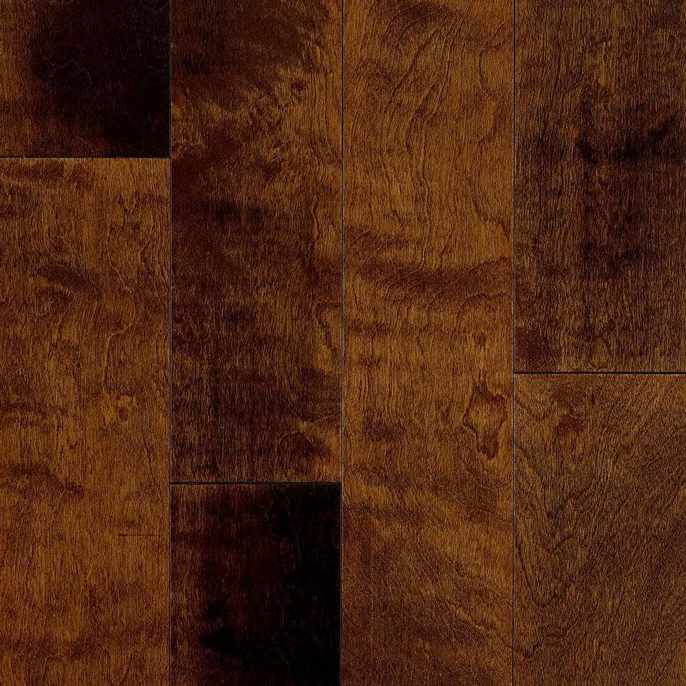 Birch Brushed Ginger 3/8 in. Thick x 5 in. Wide x Varying Length Engineered Hardwood Flooring (22 sq. ft. / case) by Bruce 1 Birch Brushed Ginger 3/8 in. Thick x 5 in. Wide x Varying Length Engineered Hardwood Flooring (22 sq. ft. / case) by Bruce