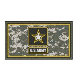 U.S. Army Camo 3 ft. x 5 ft. Plush Area Rug by FANMATS