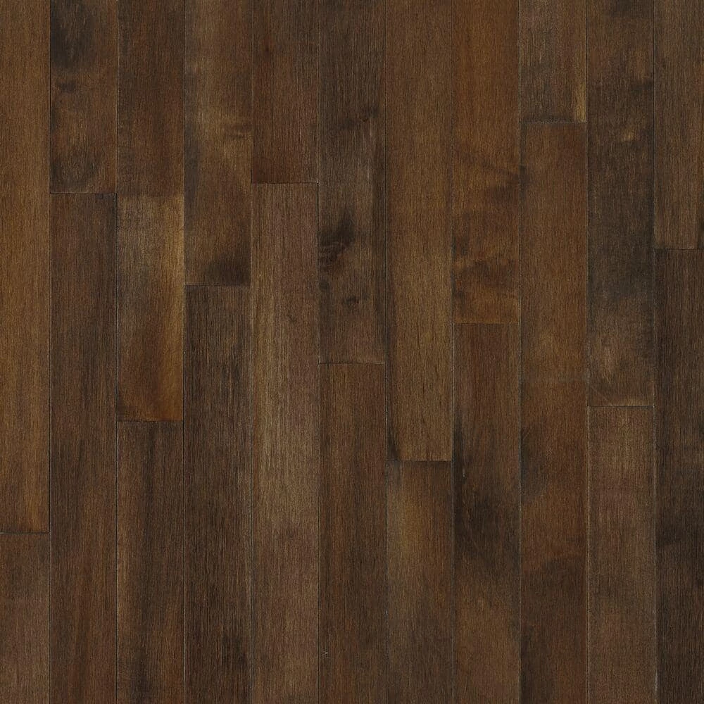American Originals Carob Maple 3/4 in. T x 3-1/4 in. W x Varying L Solid Hardwood Flooring (22 sq. ft. /case) by Bruce 1 American Originals Carob Maple 3/4 in. T x 3-1/4 in. W x Varying L Solid Hardwood Flooring (22 sq. ft. /case) by Bruce