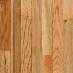 Plano Oak Country Natural 3/4 in. Thick x 3-1/4 in. Wide x Varying Length Solid Hardwood Flooring (22 sq. ft. / case) by Bruce
