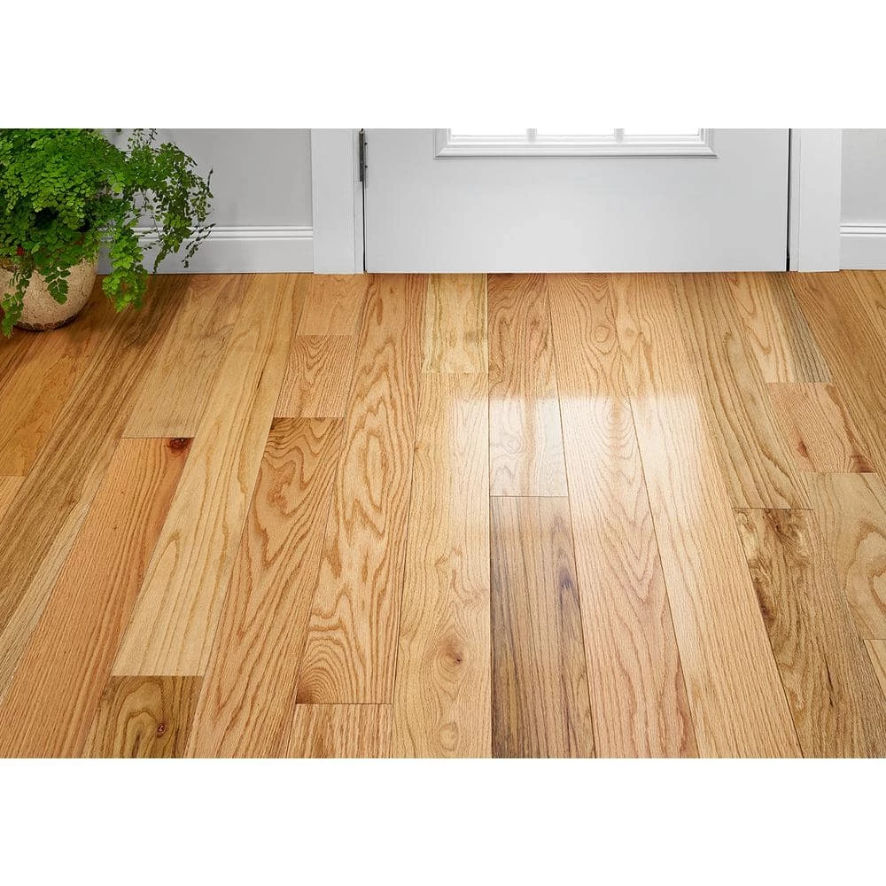 Plano Oak Country Natural 3/4 in. Thick x 5 in. Wide x Varying Length Solid Hardwood Flooring (23.5 sq. ft. / case) by Bruce 2 Plano Oak Country Natural 3/4 in. Thick x 5 in. Wide x Varying Length Solid Hardwood Flooring (23.5 sq. ft. / case) by Bruce - Image 2