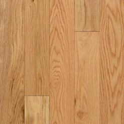 Plano Low Gloss Country Natural Oak 3/4 in. T x 5 in. W x Varying Length Solid Hardwood Flooring (23.5 sq. ft./case) by Bruce