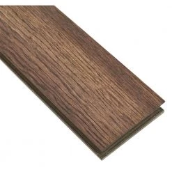 Hydropel Oak Dark Brown 7/16 in. T x 5 in. W x Varying Length Engineered Hardwood Flooring (22.6 sq. ft.) by Bruce -CheapFANMATS || Bruce Store dark brown bruce engineered hardwood ekwr54l55wr 1d 1000