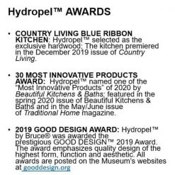 Hydropel Oak Dark Brown 7/16 in. T x 5 in. W x Varying Length Engineered Hardwood Flooring (22.6 sq. ft.) by Bruce -CheapFANMATS || Bruce Store dark brown bruce engineered hardwood ekwr54l55wr 1f 1000