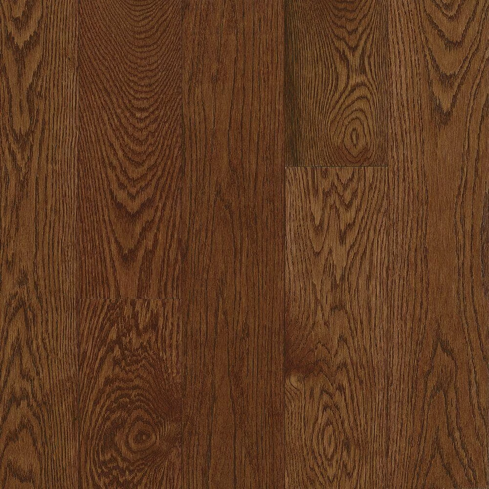 American Originals Deep Russet Oak 3/4 in. T x 2-1/4 in. W x Varying L Solid Hardwood Flooring (20 sq. ft. /case) by Bruce 1 American Originals Deep Russet Oak 3/4 in. T x 2-1/4 in. W x Varying L Solid Hardwood Flooring (20 sq. ft. /case) by Bruce