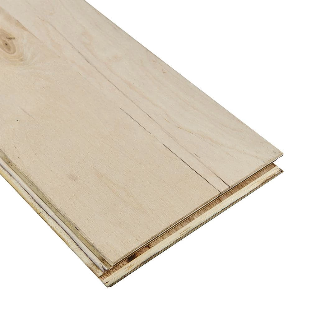 Time Honored Oak Gray 3/8 in. T x 7-1/4 in. W x Varying L Engineered Click Hardwood Flooring (32.63 sq. ft./case) by Bruce 3 Time Honored Oak Gray 3/8 in. T x 7-1/4 in. W x Varying L Engineered Click Hardwood Flooring (32.63 sq. ft./case) by Bruce - Image 3