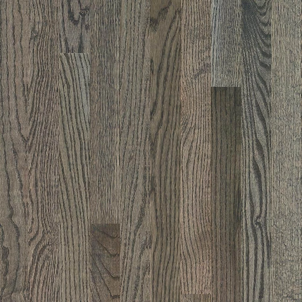 Plano Low Gloss Gray Oak 3/4 in. T x 3-1/4 in. W x Varying Length Solid Hardwood Flooring (22 sq. ft./case) by Bruce 1 Plano Low Gloss Gray Oak 3/4 in. T x 3-1/4 in. W x Varying Length Solid Hardwood Flooring (22 sq. ft./case) by Bruce