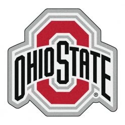 NCAA Ohio State University Gray 3 ft. x 4 ft. Specialty Area Rug by FANMATS