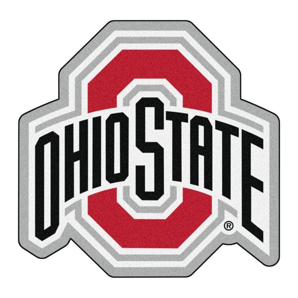 NCAA Ohio State University Gray 3 ft. x 4 ft. Specialty Area Rug by FANMATS 1 NCAA Ohio State University Gray 3 ft. x 4 ft. Specialty Area Rug by FANMATS