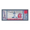 Atlanta Braves Gray 2 ft. 6 in. x 6 ft. Ticket Runner Rug by FANMATS