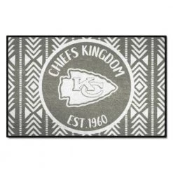 Kansas City Chiefs Southern Style Gray 1.5 ft. x 2.5 ft. Starter Area Rug by FANMATS