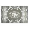 San Francisco 49ers Southern Style Gray 1.5 ft. x 2.5 ft. Starter Area Rug by FANMATS