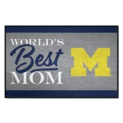 Michigan Wolverines World's Best Mom Starter Mat Accent Rug - 19in. x 30in. by FANMATS
