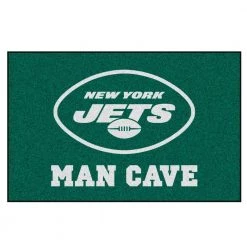 NFL New York Jets Green Man Cave 2 ft. x 3 ft. Area Rug by FANMATS