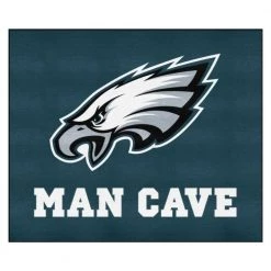 Philadelphia Eagles Green Man Cave 5 ft. x 6 ft. Area Rug by FANMATS