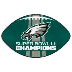 Philadelphia Eagles Super Bowl LII Champions Green 1.5 ft. x 2.5 ft. Football Area Rug by FANMATS