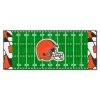 Cleveland Browns Football Green XFIT Design 2.5 ft. x 6 ft. Field Runner Rug by FANMATS