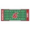 Washington State Cougars Green 2.5 ft. x 6 ft. Field Runner Area Rug by FANMATS