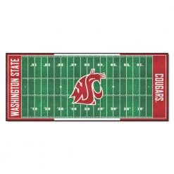 CheapFANMATS || Bruce Store 22 Washington State Cougars Green 2.5 ft. x 6 ft. Field Runner Area Rug by FANMATS