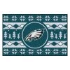 Philadelphia Eagles Holiday Sweater Green 1.5 ft. x 2.5 ft. Starter Area Rug by FANMATS