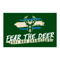 NBA - Milwaukee Bucks 2021 NBA Champions Rug - 19in. X 30in. by FANMATS