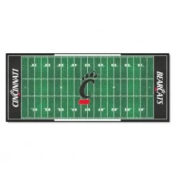 Cincinnati Green Field 2.5 ft. x 6 ft. Runner Rug by FANMATS