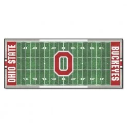 Ohio State Green Field Runner Rug Mat - 30 in. x 72 in. by FANMATS