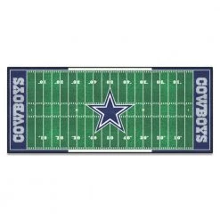 Dallas Cowboys 3 ft. x 6 ft. Football Field Rug Runner Rug by FANMATS
