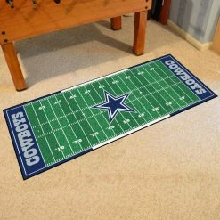 Dallas Cowboys 3 ft. x 6 ft. Football Field Rug Runner Rug by FANMATS -CheapFANMATS || Bruce Store green fanmats sports rugs 7349 c3 1000